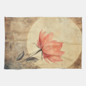 Pink Bloom & Moonlit Serenity Theedoek (Horizontaal)