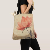 Pink Bloom & Moonlit Serenity Tote Bag (Dichtbij)