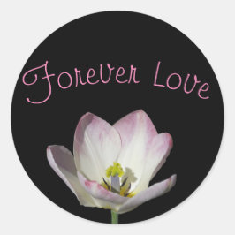 Pink Bloom Ronde Sticker