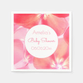 Pink Blossom Baby shower Servet (Voorkant)