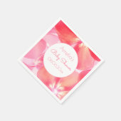 Pink Blossom Baby shower Servet (Hoek)