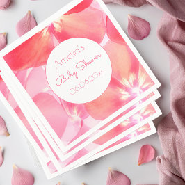 Pink Blossom Baby shower Servet
