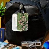 Pink Blossom Cascade Bagagelabel