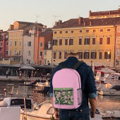 Pink Blossom Cascade   Bedrukte Rugzak