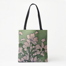 Pink Blossom Cascade Canvas tas