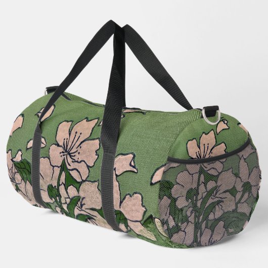 Pink Blossom Cascade Duffle Bag Plunjezak (Rechterhoek)