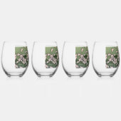 Pink Blossom Cascade Wijnglas Zonder Voet (Rechts)