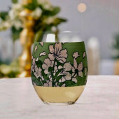 Pink Blossom Cascade Wijnglas Zonder Voet