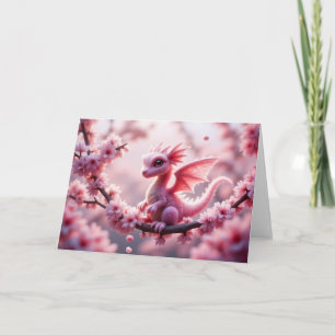 Pink Blossom Dragon Kaart