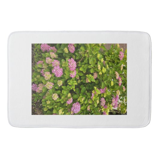 Pink Blossom Garden Bath Mat (Voorkant)