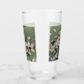 Pink Blossom Green Glas (Links)