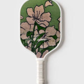 Pink Blossom Green Pickleball Paddle