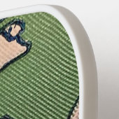 Pink Blossom Green Pickleball Paddle (Links Detail)