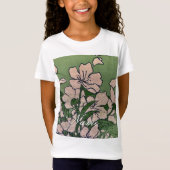 Pink Blossom Green T-shirt (Voorkant)