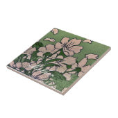 Pink Blossom Green Tegeltje (Zijkant)