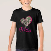 Pink Blossom Green Tri-Blend Shirt (Voorkant)