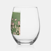 Pink Blossom Green Wijnglas Zonder Voet (Links)