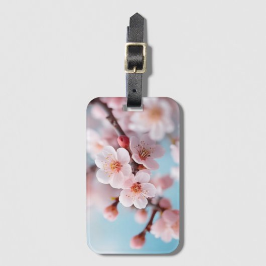 Pink Blossom Magic Bagagelabel (Voorkant (verticaal))