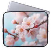 Pink Blossom Magic Electronics Bag Laptop Sleeve (Voorkant)