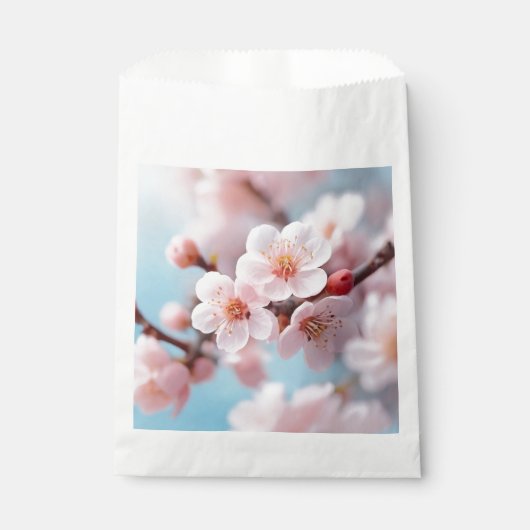 Pink Blossom Magic  Favour Bag Bedankzakje (Voorkant)