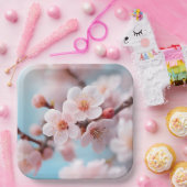 Pink Blossom Magic  Paper Plate Papieren Bordje (Feest)