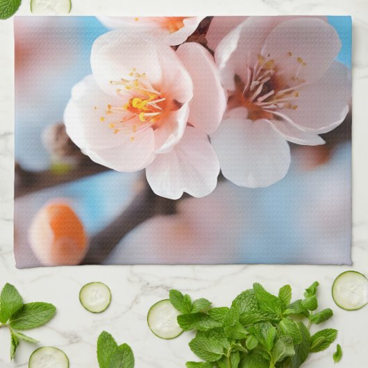 Pink Blossom Magic Theedoek (Gevouwen)