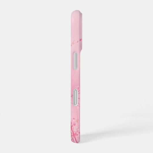 Pink Blossom Mist Phone Case iPhone 16 Hoesje (Rechterkant)