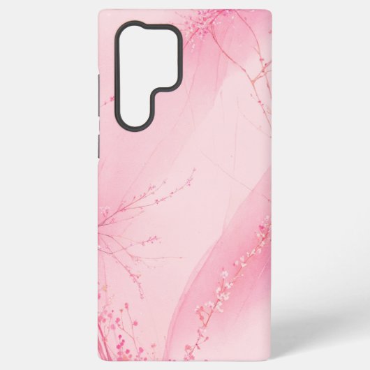 Pink Blossom Mist Phone Case Samsung Galaxy Hoesje (Achterkant)