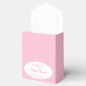 Pink Blossom Shower Baby shower Bedankdoosjes (Geopend)