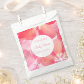 Pink Blossom Shower Baby shower Bedankzakje (Geknipt)