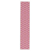 Pink Blossom Tile Pattern Medium Tafelloper (Voorkant)