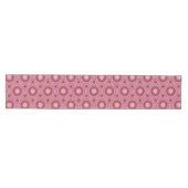 Pink Blossom Tile Pattern Medium Tafelloper (Horizontaal)