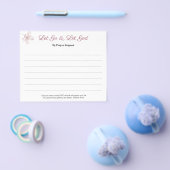 Pink Blossom Women's Prayer Request Card Flyer (Enkel)