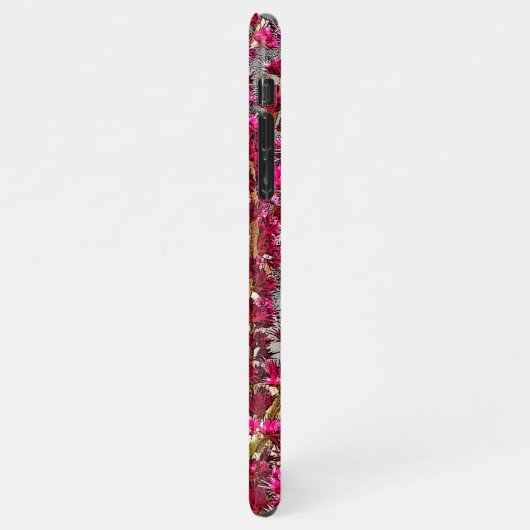 PINK BLOSSOMS OP STEM iPhone HOESJE (Linkerkant)