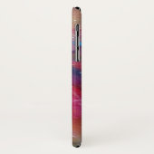 PINK BLUE ABSTRACT MET 3D RODE RUBY GEMSTONE Case-Mate iPhone CASE (Achterkant/links)