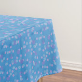 pink blue and purple polka dot clusters tafelkleed (Voorbeeld)