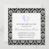 Pink Blue Baby Feet Geslacht Reveal Kaart (Achterkant)