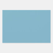 Pink & Blue Christmas Deer Wrapping Paper  (Voorkant 2)