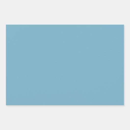 Pink & Blue Christmas Deer Wrapping Paper (Voorkant 2)