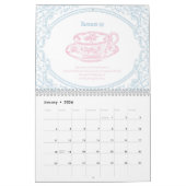 Pink Blue Coquette Christian Bible Quote Kalender (Jan 2026)