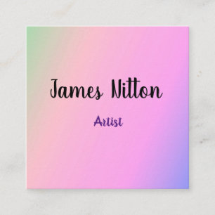 PINK BLUE GEEL TEXTUUR ABSTRACT VISITEKAARTJE CONTACTKAARTJE