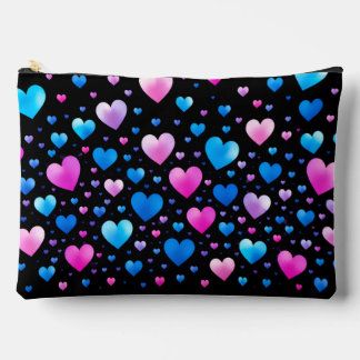 Pink & Blue Glowing Hearts Etui