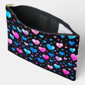Pink & Blue Glowing Hearts Etui (Open)