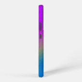 Pink Blue Gradient Rainbow Samsung Galaxy Hoesje (Rechterkant)
