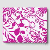 Pink, Blue, Gray Quinceañera Guest Book Gastenboek (Achterkant)