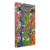 Pink, Blue, Green, Orange, Marble Artwork Mini Klembord (Schuin)