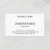 Pink Blue Green Trendy Abstracte Elegant Sjabloon Visitekaartje (Achterkant)