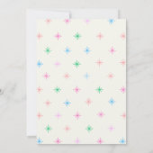 Pink & Blue Ice Cream Geslacht Onthulling Uitnodig Kaart (Achterkant)