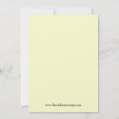 Pink Blue Monkey Gender Reveal Party Uitnodigingen (Achterkant)