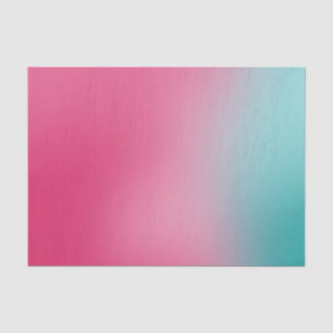 Pink Blue Ombre Gradient Blur Abstract Design Tissuepapier